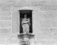 Statue (statuette) : Vierge à l'Enfant, chapelle Saint-Michel de Brangolo (Theix fusionnée en Theix-Noyalo en 2016)