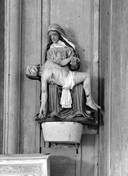 Statue (d'applique) : Vierge de Pitié, chapelle Saint-Vincent-Ferrier (Persquen)
