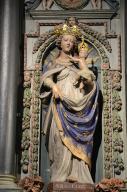 Statue : Vierge à l'Enfant, Notre-Dame de la Clarté, église Notre-Dame-de-la-Clarté, (Perros-Guirec)