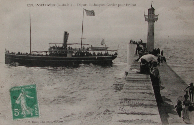 Les quais sur la commune de Saint-Quay-Portrieux