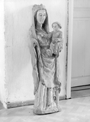 Statue (petite nature, d'applique) : Vierge à l'Enfant, église paroissiale Saint-Conogan (Lanvénégen)