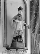 Statue (demi-nature) : saint Yves, église paroissiale Saint-Pierre (Trédarzec)