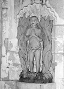 Statue (d'applique, petite nature) : sainte martyre, chapelle Saint-Jean (Séglien)