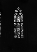 Verrière (verrière figurée) : Transfiguration, chapelle Sainte-Barbe (Le Faouët)