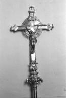 Croix de procession (2), église paroissiale Saint-Conogan (Lanvénégen)