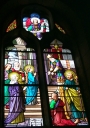 Verrière à personnages de la baie 13 : Présentation de la Vierge au temple