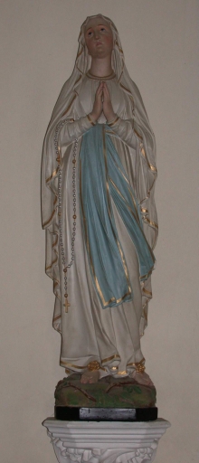 Statue : Vierge, dite Notre-Dame de Lourdes