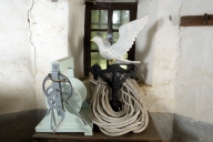 Statue de procession : Saint Esprit, la Ferrière (Pluméliau fusionnée en Pluméliau-Bieuzy en 2019)