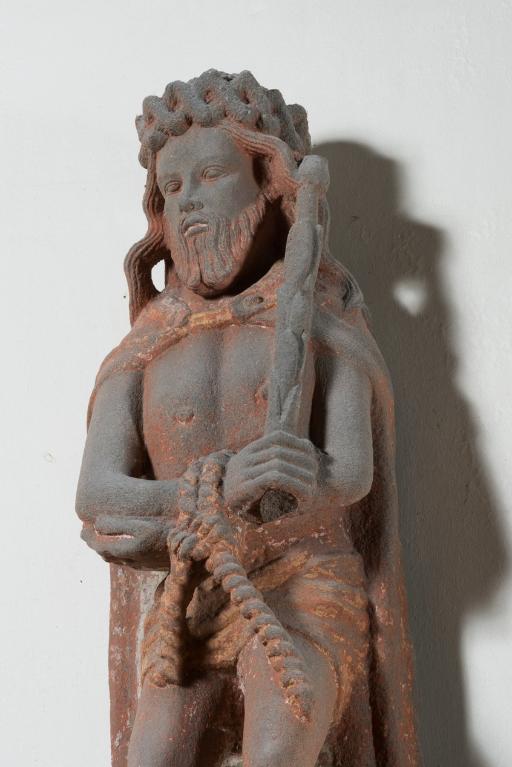 Statue : Ecce homo, Eglise Saint-Ouen (Quéménéven)