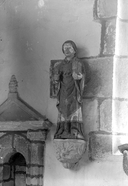 Statue (petite nature) (4), dit saint Tugen, chapelle Saint-Jean (Duault)