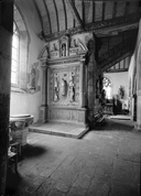 Retable (retable architecturé), retable du Rosaire, église paroissiale Saint-Jean-Baptiste (Plourac'h)