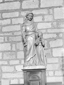 Groupe sculpté (petite nature) : Education de la Vierge, église paroissiale Notre-Dame-de-la-Fosse (Guémené-sur-Scorff)