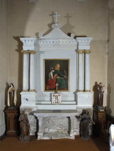 Retable et tabernacle sud