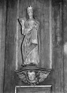 Statue (d'applique, petite nature) : Vierge, église paroissiale Sainte-Madeleine (Dinéault)