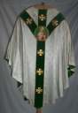 Ornement blanc : chasuble