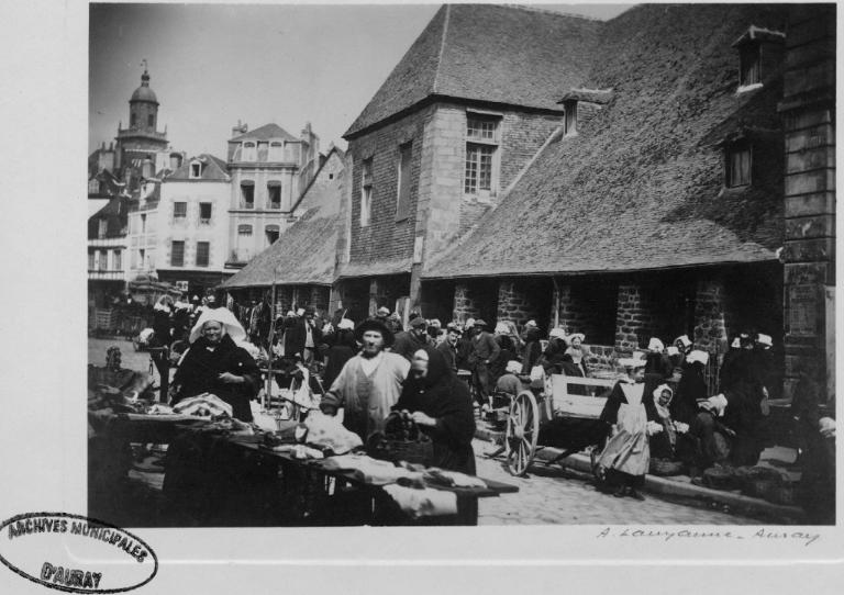 Maisons en pan de bois disparues d'Auray