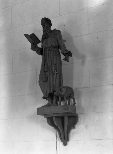 Statue : Saint Antoine, chapelle Sainte-Thérèse (Spézet)