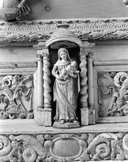 Statue (statuette) : Vierge à l'Enfant, église paroissiale Saint-Ronan (Locronan)