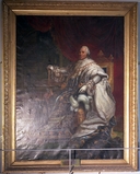 Tableau : portrait de Louis XVIII, hôtel de ville (Auray)