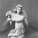 Paire de statuettes : Anges, chapelle Saint-Aubin, Lanvaïdic (Port-Launay)