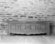 Banc, chapelle Saint-Etienne (Cléguer)