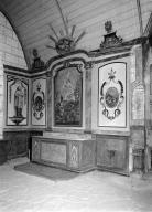 Retable : vie de saint Isidore, retable de saint Isidore, chapelle Saint-Nicodème (Ploéven)