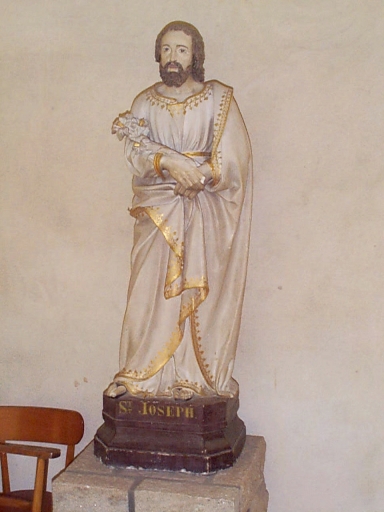 Statue (petite nature) : saint Joseph