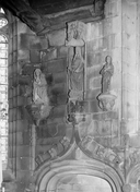 Statue (petite nature) : sainte Appoline, église paroissiale de la Trinité (Langonnet)