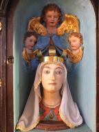 Buste : Vierge dite Notre-Dame de Rostrenen, église paroissiale Notre-Dame-du-Roncier (Rostrenen)