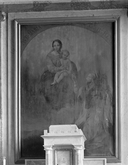 Tableau : Donation du rosaire, tableau de retable, église paroissiale Saint-Onneau (Esquibien fusionnée en Audierne en 2016)