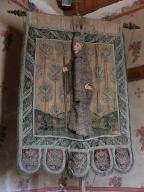 Bannière : Vierge à l'Enfant, saint Maudez, église de Notre-Dame (Plouaret)