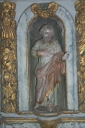 Ensemble de 2 statuettes : saint Pierre, saint Paul