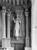 Statue (grandeur nature) : saint René, église paroissiale Saint-Yves (Plouray)