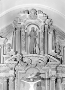 Statue (petite nature) : saint Jean-Baptiste, église paroissiale Saint-Malo (Locmalo)