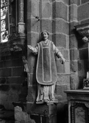 Statue (d'applique) : saint Mathurin, église paroissiale Saint-Ronan (Locronan)