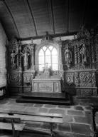 Ensemble (retable, tabernacle, 2 gradins d'autel), chapelle Sainte-Marie-du-Menez-Hom (Plomodiern)