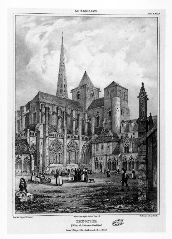 Tour nord de la cathédrale Saint-Tugdual faisant transept dite "Tour Hasting" (Tréguier)