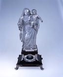 Statue (statuette) : Vierge à l'Enfant, église paroissiale Notre-Dame (Essé)