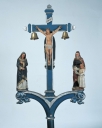Ensemble de 2 croix de procession