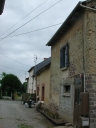 Alignement de maisons, la Ville Michel (Pleumeleuc)