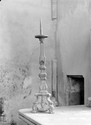 Chandeliers d'autel (6), croix d'autel, chapelle Saint-Fiacre (Le Faouët)