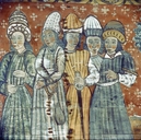 Peinture monumentale : scènes de l'ancien et du nouveau testament, chapelle Saint-Gonéry (Plougrescant)