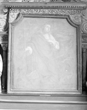 Tableau d'autel : Invention de la vraie croix par sainte Hélène, chapelle Saint-Golven, le Vieux-Bourg (Taupont)