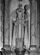 Statue (2, grandeur nature, d'applique) : saint Brévin, saint Pierre, église paroissiale Saint-Brévin (Berné)