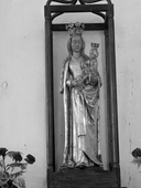 Statue (d'applique, petite nature) : Vierge à l'Enfant, chapelle Notre-Dame (Malguénac)