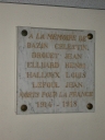 Tableau commémoratif des morts de la guerre 1914-1918