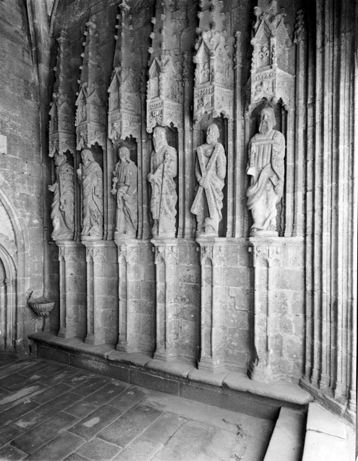 Statue (petite nature, d'applique) : les apôtres, église paroissiale Notre-Dame (Bulat-Pestivien)