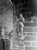 Statue (d'applique, petite nature) : sainte Marie-Madeleine, église paroissiale Saint-Ronan (Locronan)