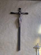 Croix : Christ en croix (1), chapelle Saint-Maudé (La Croix-Helléan)
