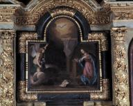 Tableau d'autel : Annonciation, chapelle Saint-Mélec (Lanouée fusionnée en Forges de Lanouée en 2019)